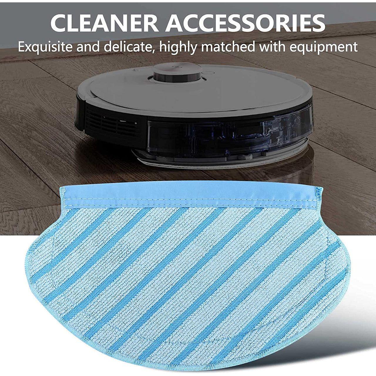 10 X Washable Mopping Pads For Ecovacs Deebot Ozmo 700, 750, 920, 950, N7 & T5 Robot Vacuum Cleaners