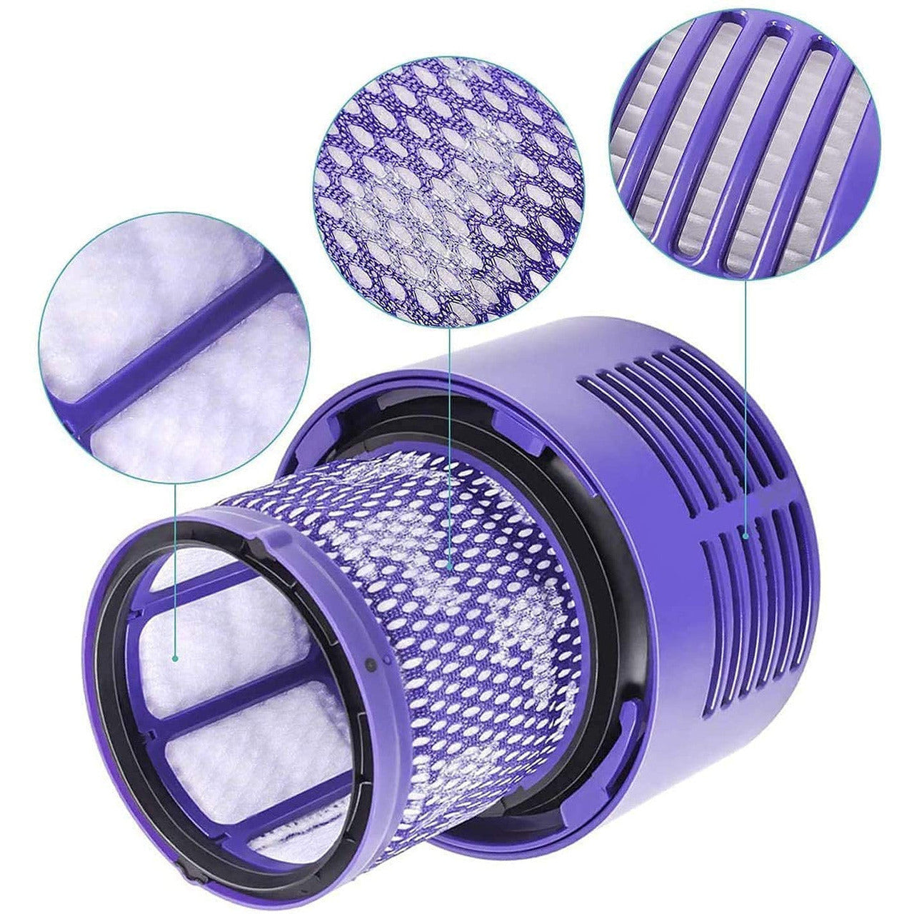 2  x HEPA Filters for Dyson V10 Vacuum Cleaners