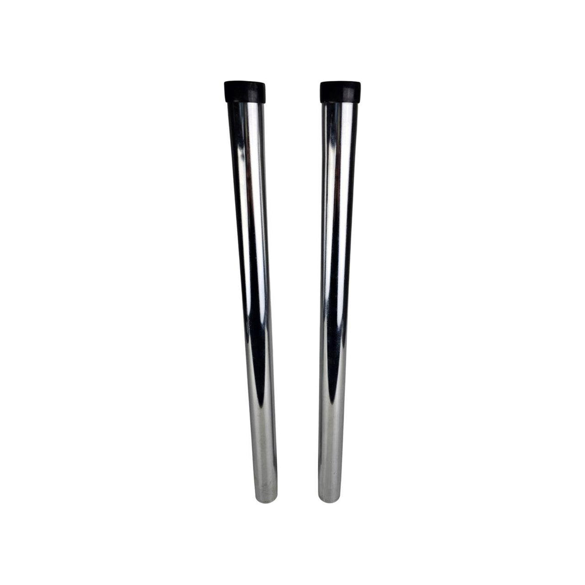 2 Piece Chrome Rods for 32mm Vacuum Cleaners, backpacks, commercial, ducted & more