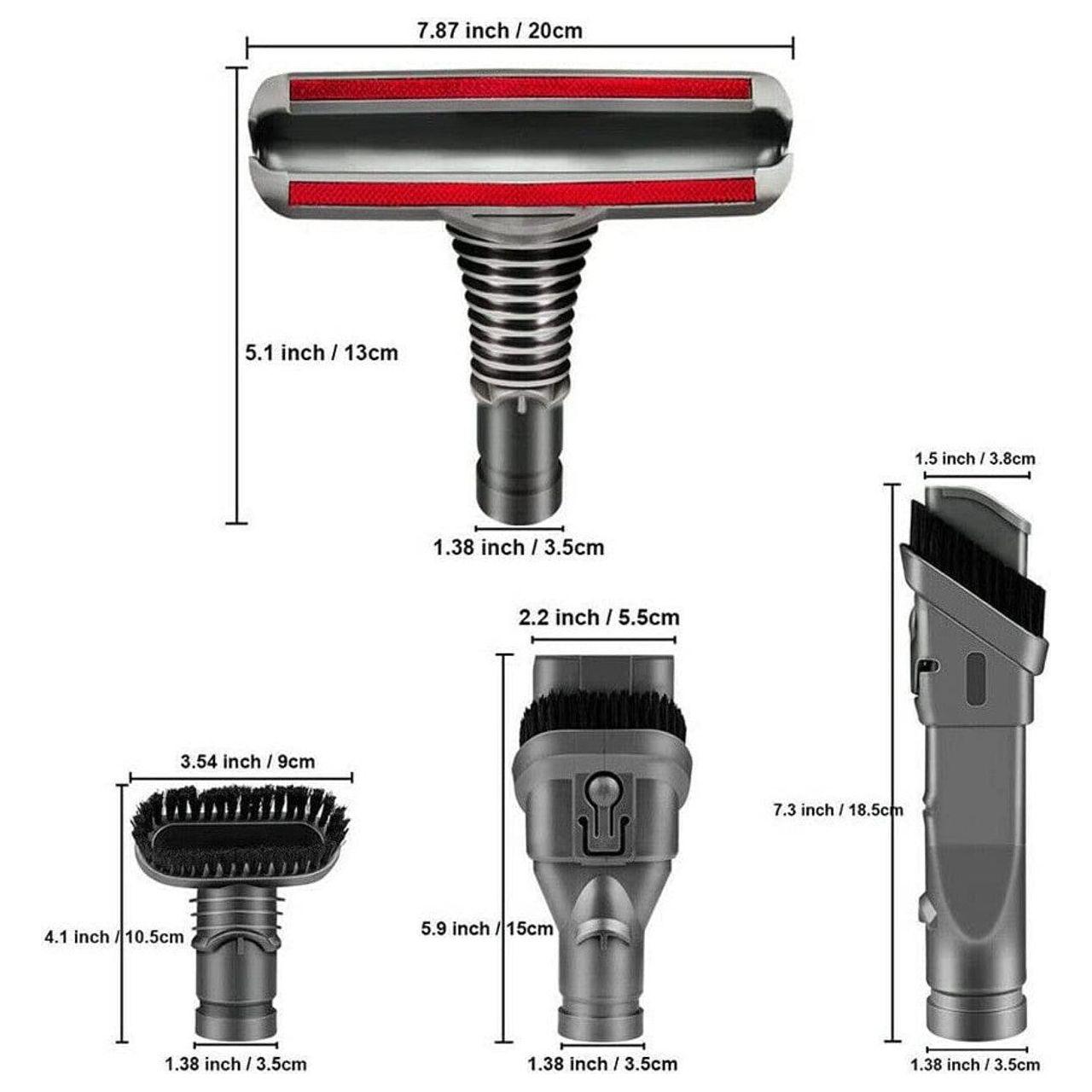 Tool kit for Dyson vacuum cleaners V6, DC29, DC37, DC39, DC54 & More
