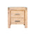 Bedside Table 2 drawers Night Stand Solid Wood Acacia Oak Colour