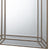 Wall Mirror MDF Construction Rectangular Shape Silver Colour