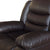 3+1+1 Seater Recliner Sofa In Faux Leather Lounge Couch in Brown