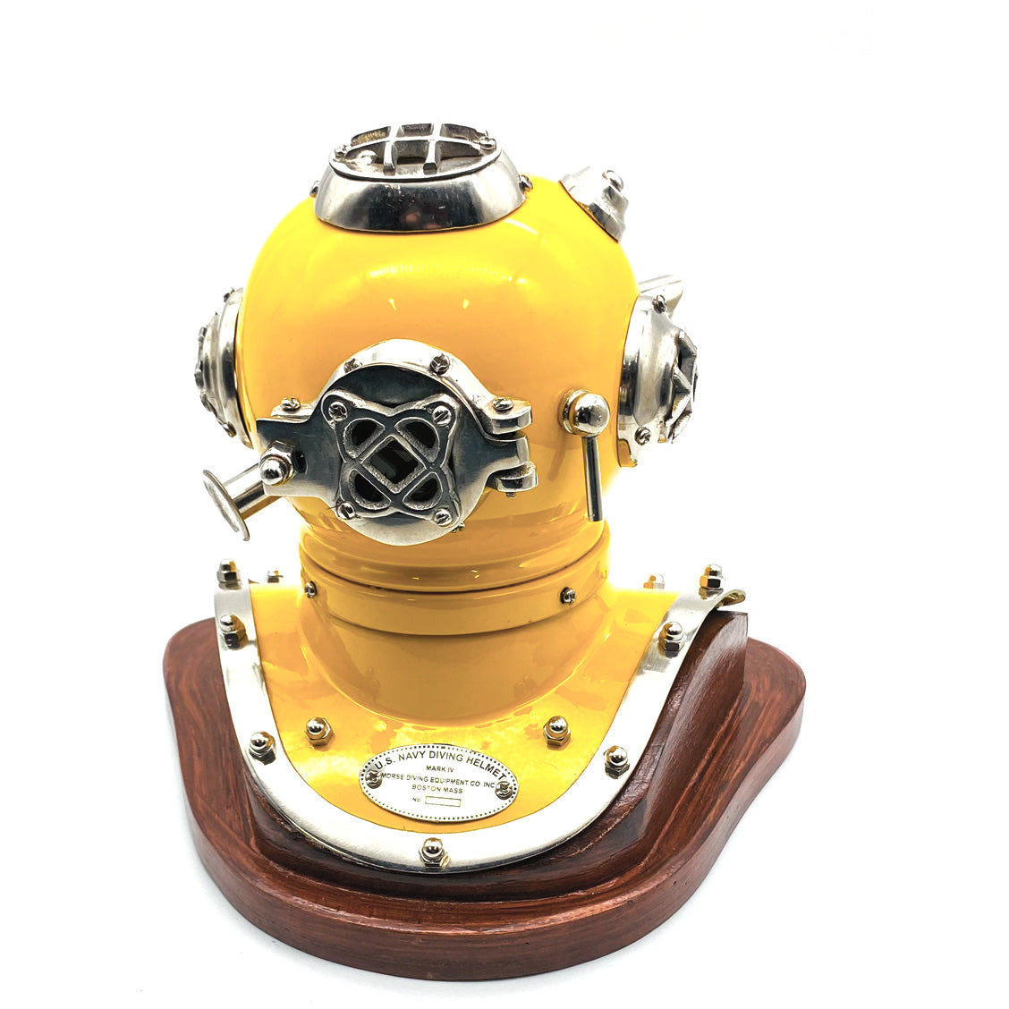 US Navy Mark V Diving Helmet Miniature 230mm - Yellow