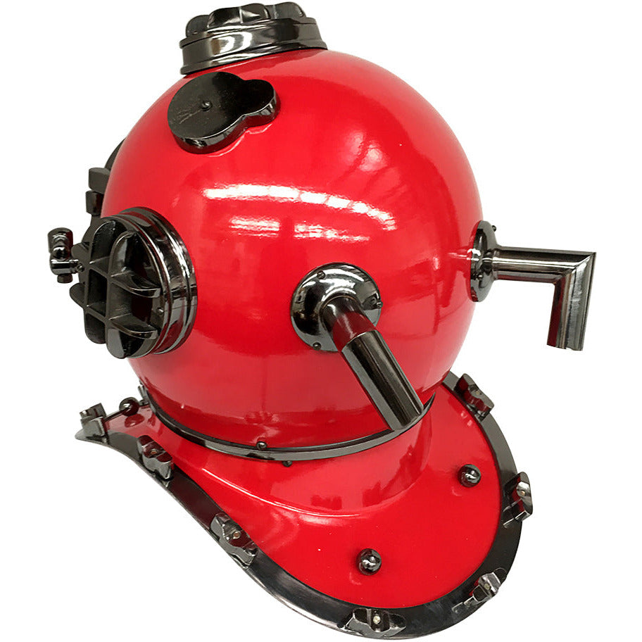 US Navy Mark V Diving Helmet – Red