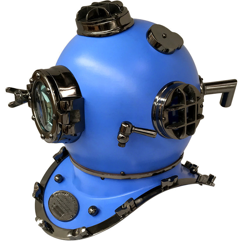 US Navy Mark V Diving Helmet – Blue