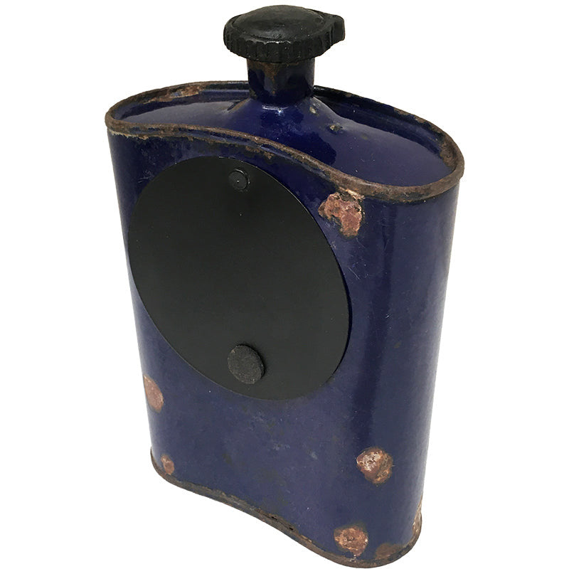 Table Clock - Old Iron Drinking Flask