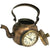 Table Clock - Old Brass Tea Kettle