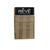 Pair of Reve 100% Cotton Standard Pillowcases 48 x 74 cm Wide Stripe Latte
