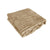 240GSM Corduroy Striped Throw Rug Latte