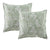 Bianca Pair of Eden Sage European Pillowcases