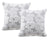 Bianca Pair of Leona White European Pillowcases
