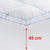 Cloudland 750GSM Memory Resistant Microball Fill Mattress Topper Queen