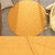 Little Gem Round Linen Cotton Baby Play Mat Marigold 130cm Diameter