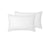 Accessorize Pair of White Piped Hotel Deluxe Cotton Standard Pillowcases
