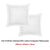 Accessorize Pair of White Tailored Hotel Deluxe Cotton European Pillowcases