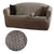 IDC Homewares Stretch Fit Couch Sofa Cover Taupe 2 Seater 147 x 185 cm