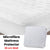 Essentially Home Living Microfibre Quilted Fitted Mattress Protector - KING
