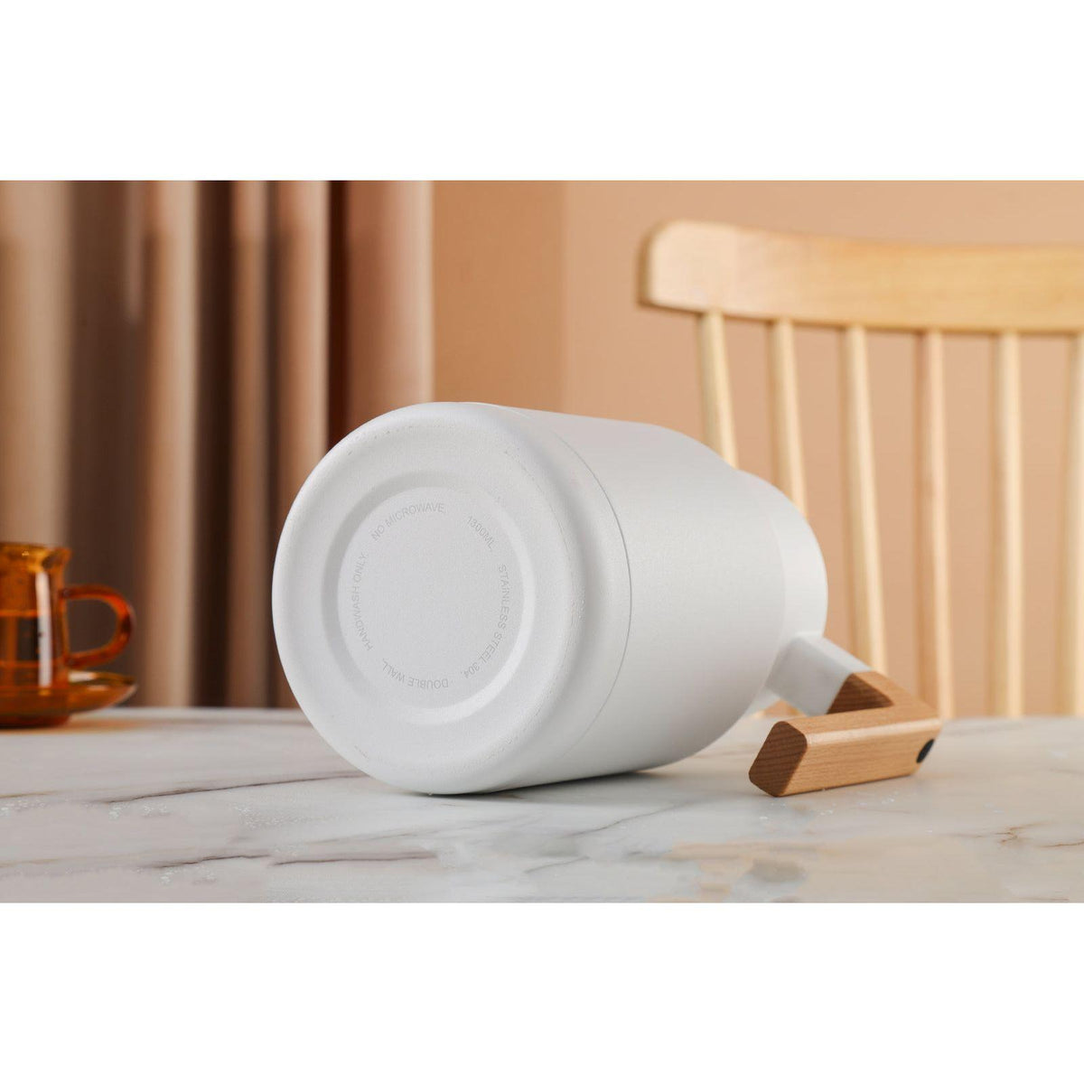 Kylin 304 Stainless Steel Japanese Vaccum Jug 1.3L - White
