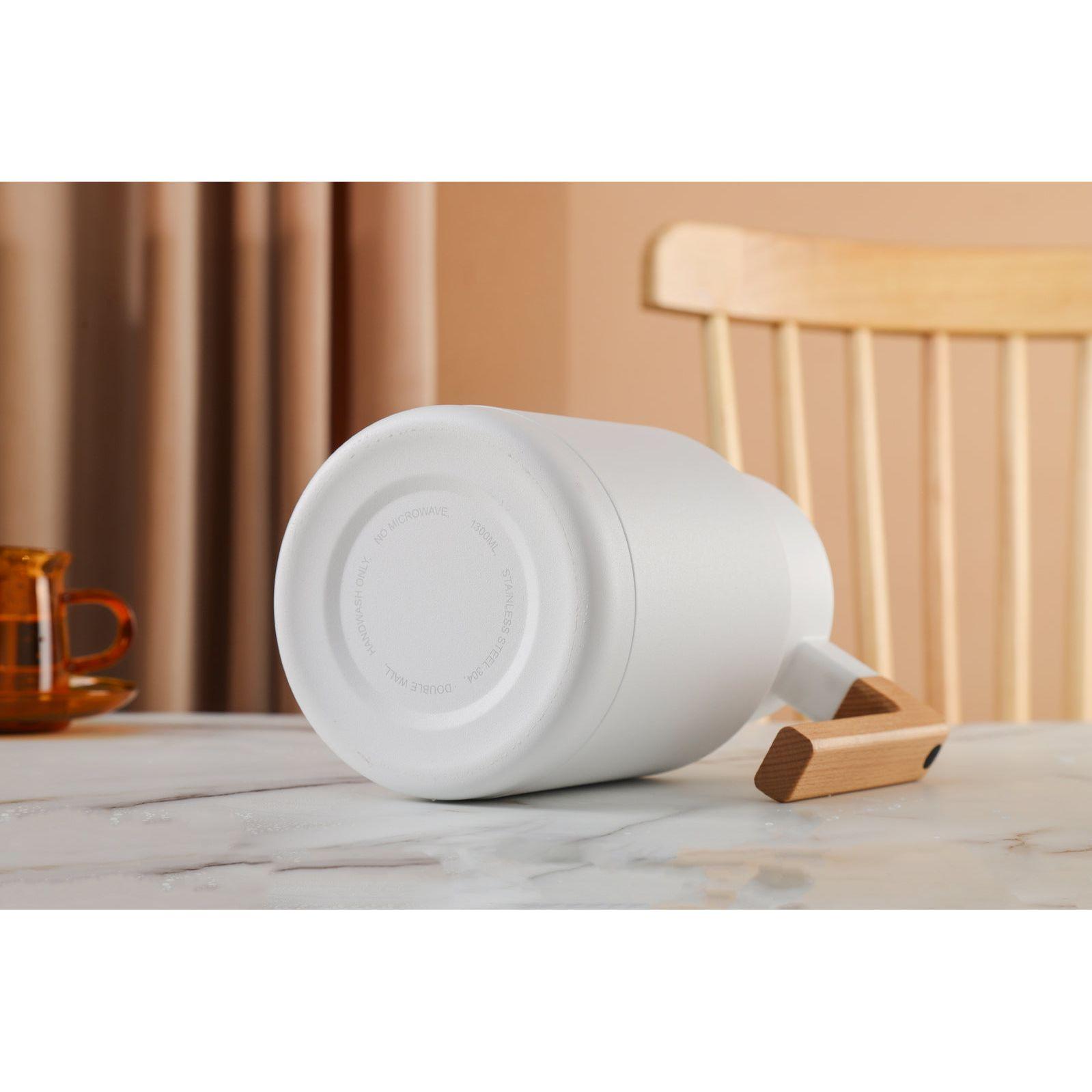 Kylin 304 Stainless Steel Japanese Vaccum Jug 1.3L - White