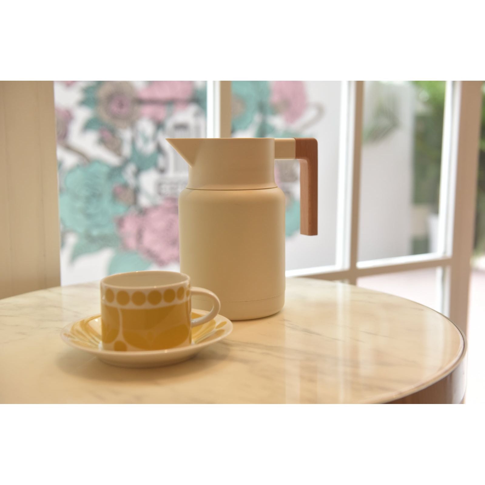 Kylin 304 Stainless Steel Japanese Vaccum Jug 1.3L - White