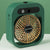 JY Ice Fog USB Air Conditioning Mist Humidfier Mini Fan - Green