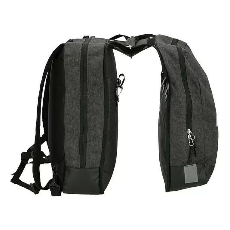 2 in 1 Backpack and Double Pannier Bag - 25L