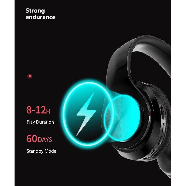 Bluetooth 5.0 Wireless Earphones Foldable Headset Stereo Headphones