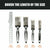 5Pc Paint Brushes Set Artist Acrylic Staining Home Garden Painting Handy Tool