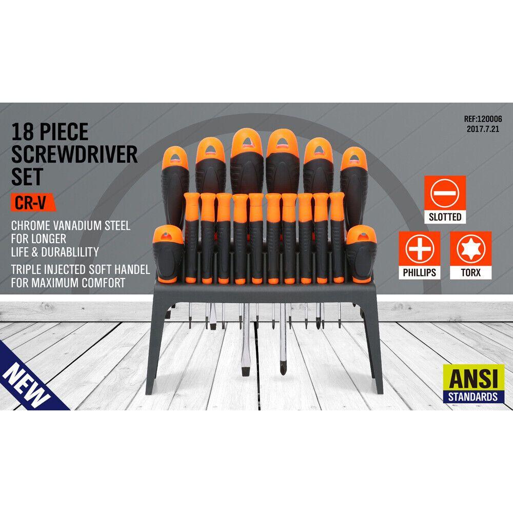 18Pc Precision Screwdriver Set MagneticTorx Screw Driver Phone Repair PC Laptop