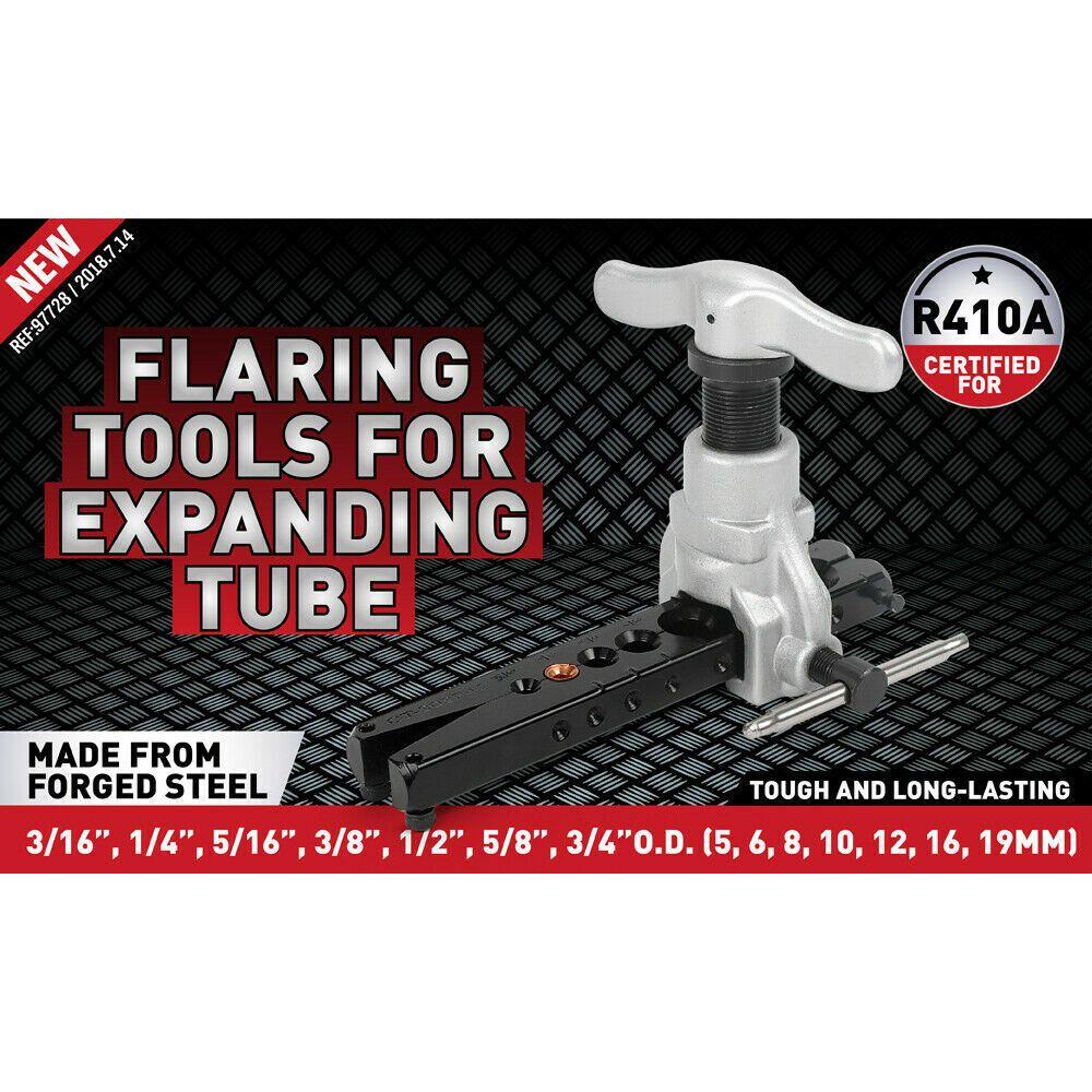 Eccentric Flaring tool kits 3/16"-3/4" Eccentric 45 degree Flaring Cone Type New
