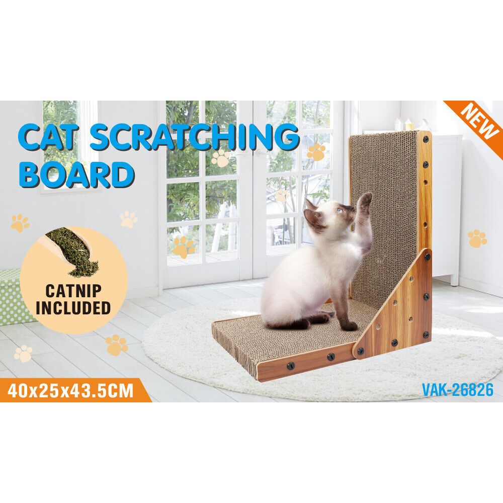 VaKa Cat Scratch Pad Cardboard Kitten Cat Scratcher Scratching Board Scatch Toy