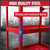 Red 3-Tier Tool Cart Trolley Toolbox Workshop Garage Storage 150KG Organizer Garage
