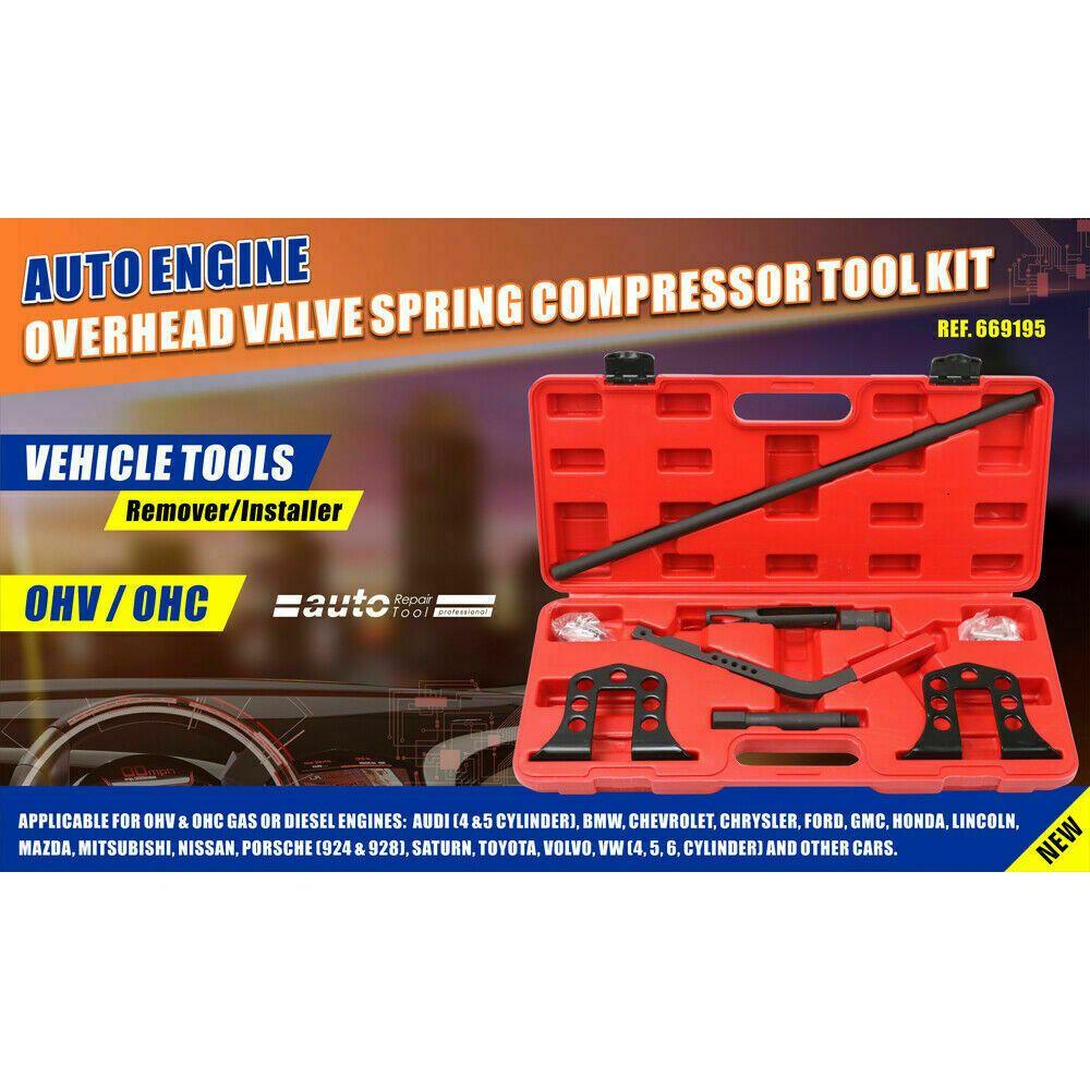 Overhead Valve Spring Compressor Universal Tool Kit OHC OHV Petrol Diesel Engine