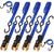 10Pcs Ratchet Tie Down Straps 997KG 4.5M Trucks Trailer Strap ‎Stainless Steel