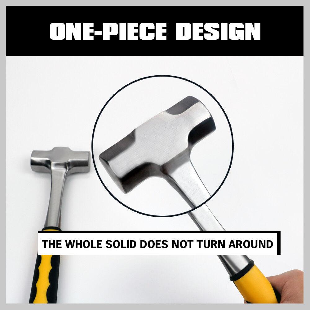 2LB/3LB Steel Hammer Double Octagonal Heavy Duty Solid Forged Rubber Grip Handle