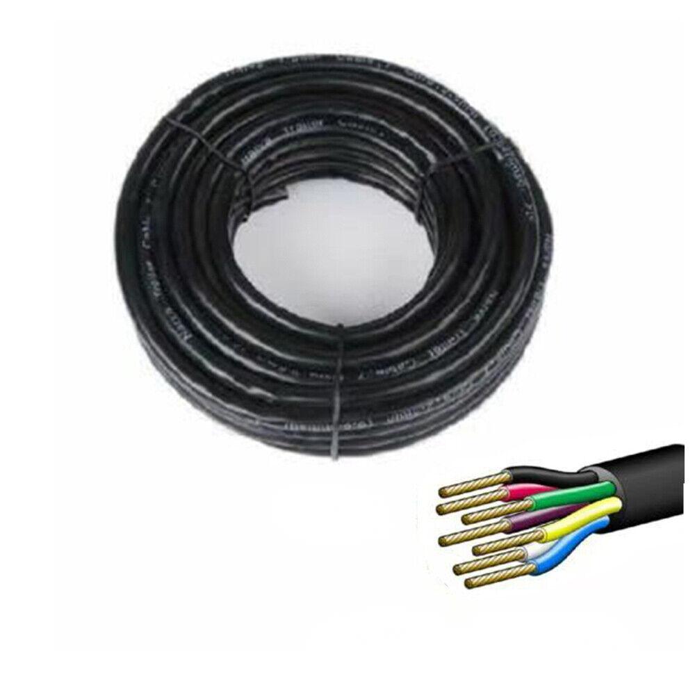 10M X 7 Core Wire Cable Trailer Cable Automotive Boat Caravan Truck Coil V90 PVC