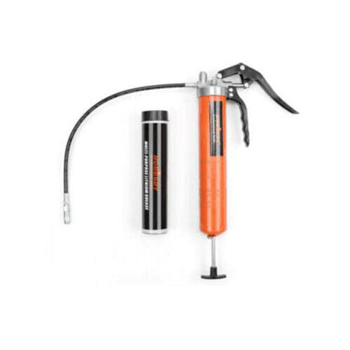 18&#39;&#39; Manual Pistol Grip Grease Gun Flow Pressure 4500PSI Flexi Hose &amp; Coupler