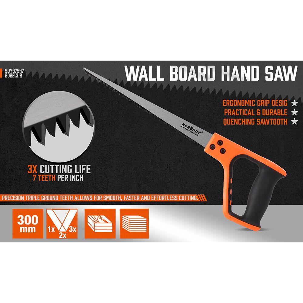 Plaster Saw Wall Board Hand Saw Drywall Plastic Board Jab Saw Cutting 420mm Long