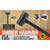 2/3LB Dead Blow Rubber Mallet Hammer Non Slip Soft Face Auto Car Repair NEW