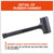 2/3LB Dead Blow Rubber Mallet Hammer Non Slip Soft Face Auto Car Repair NEW