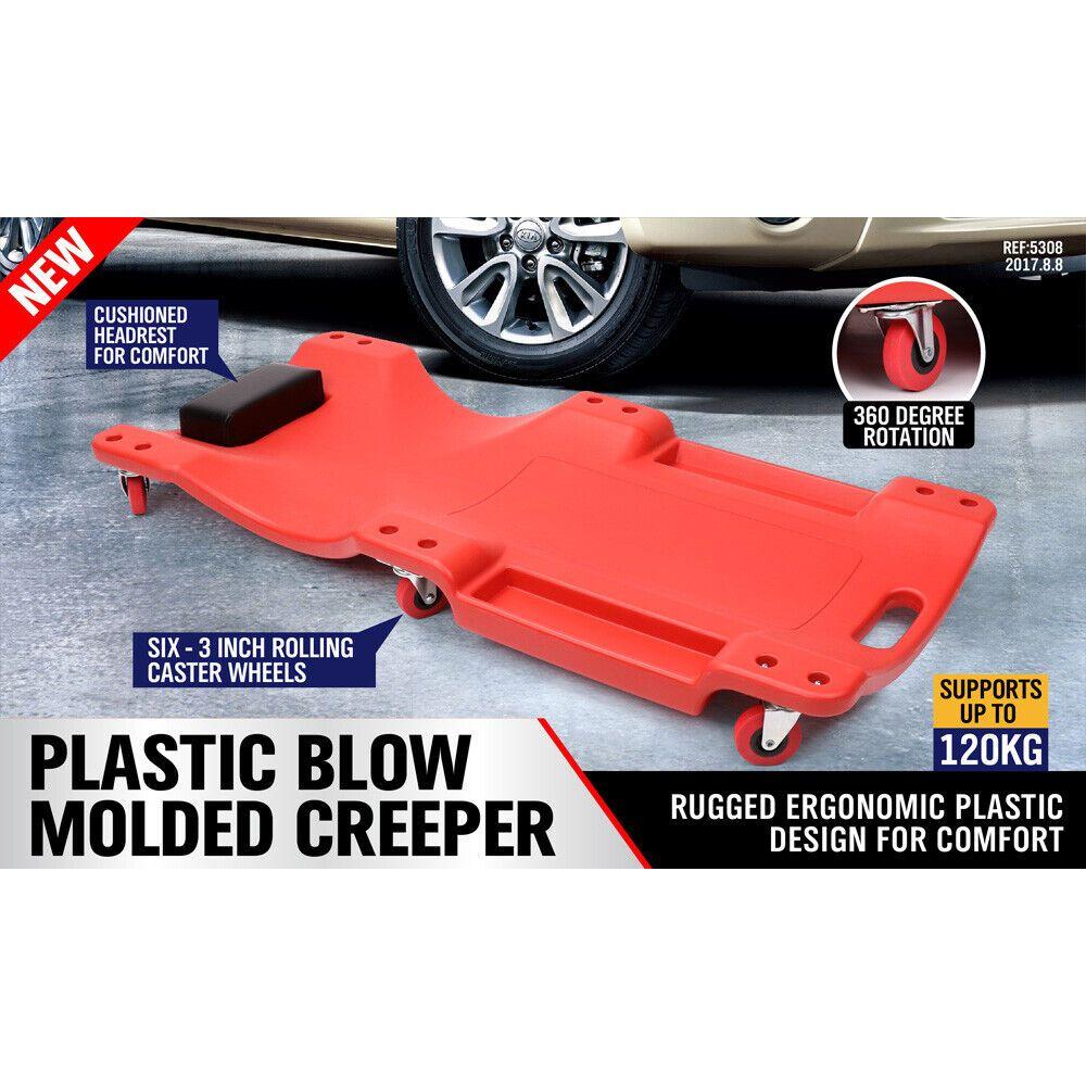 40" Garage Creeper Mechanic Trolley Laying Workshop Auto Repair Swivel Wheels