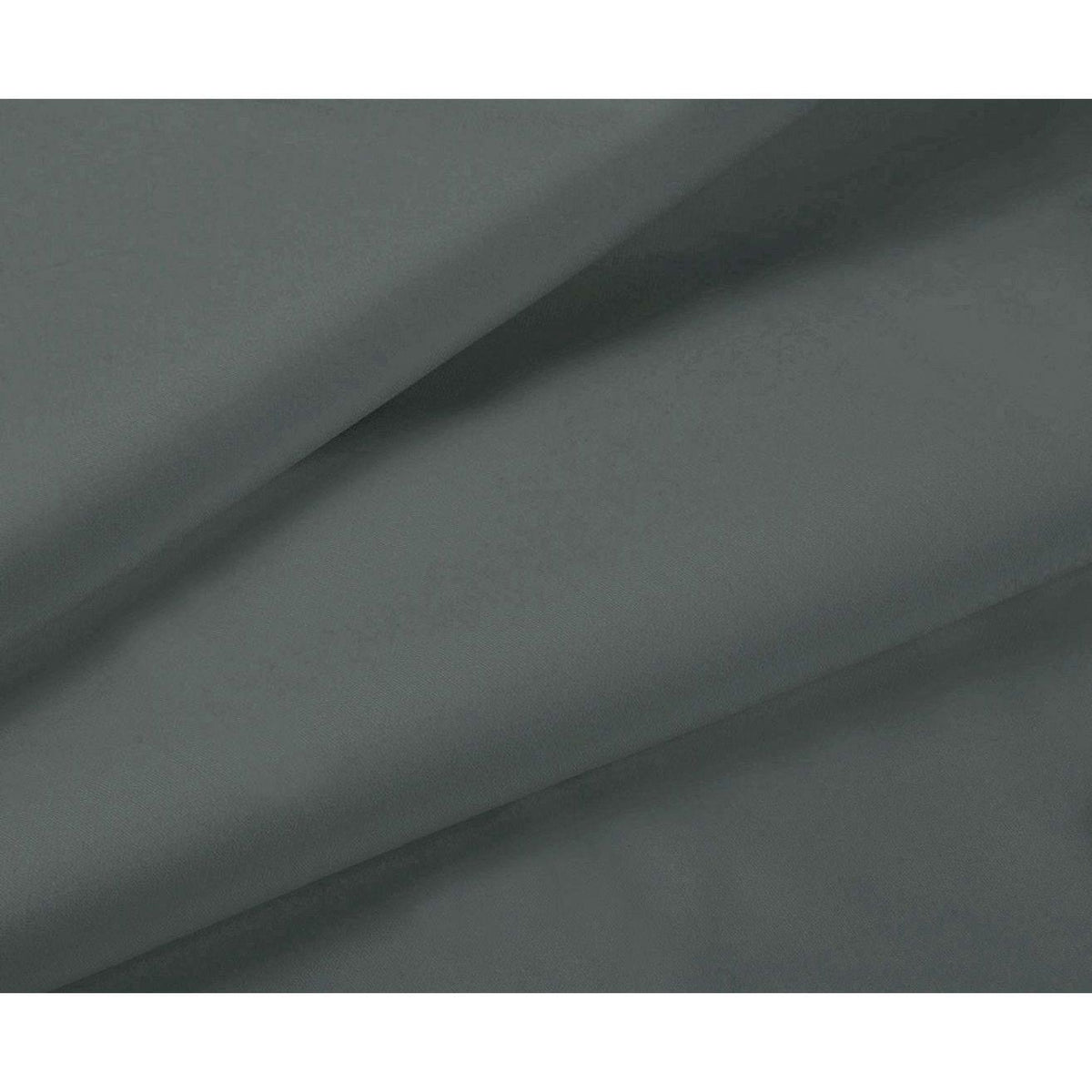 1000TC Ultra Soft Fitted Sheet & Pillowcase Set - Single Size Bed - Charcoal