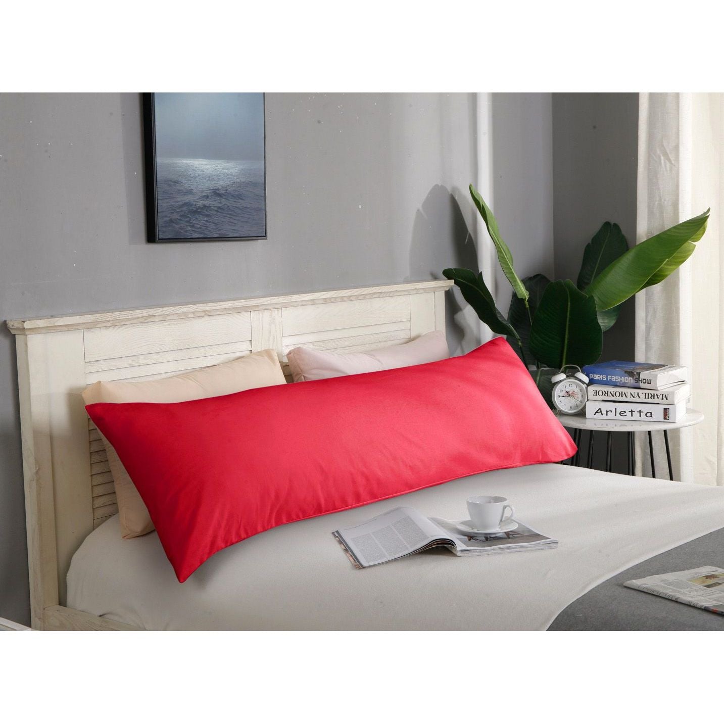 1000TC Premium Ultra Soft Body Pillowcase - Red