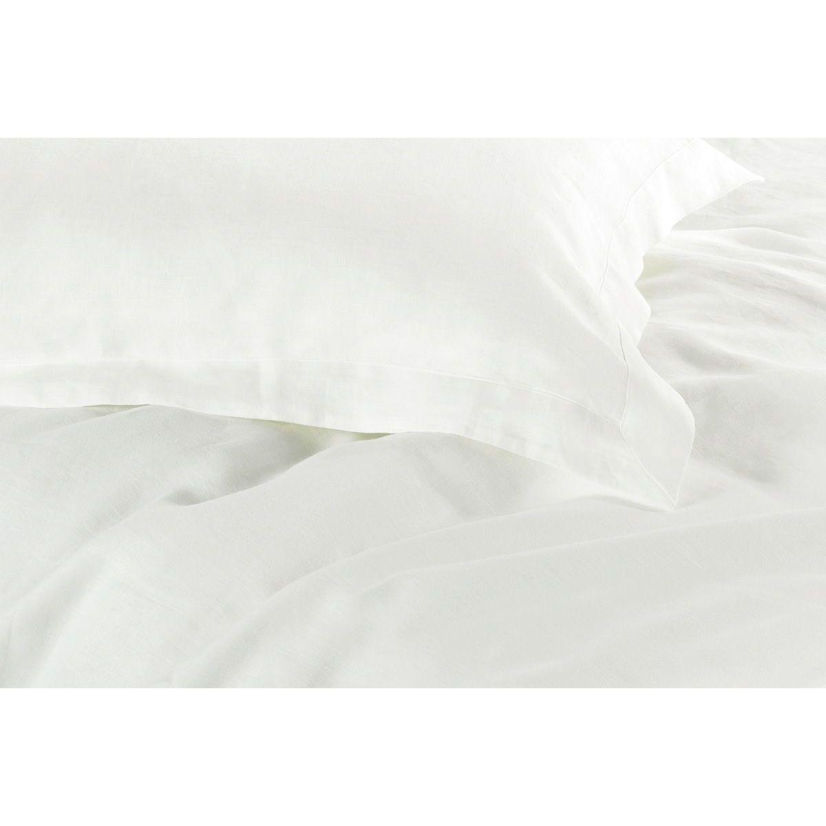 1000TC Tailored Double Size White Duvet Doona Quilt Cover Set