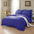 1000TC Tailored Double Size Royal Blue Duvet Doona Quilt Cover Set