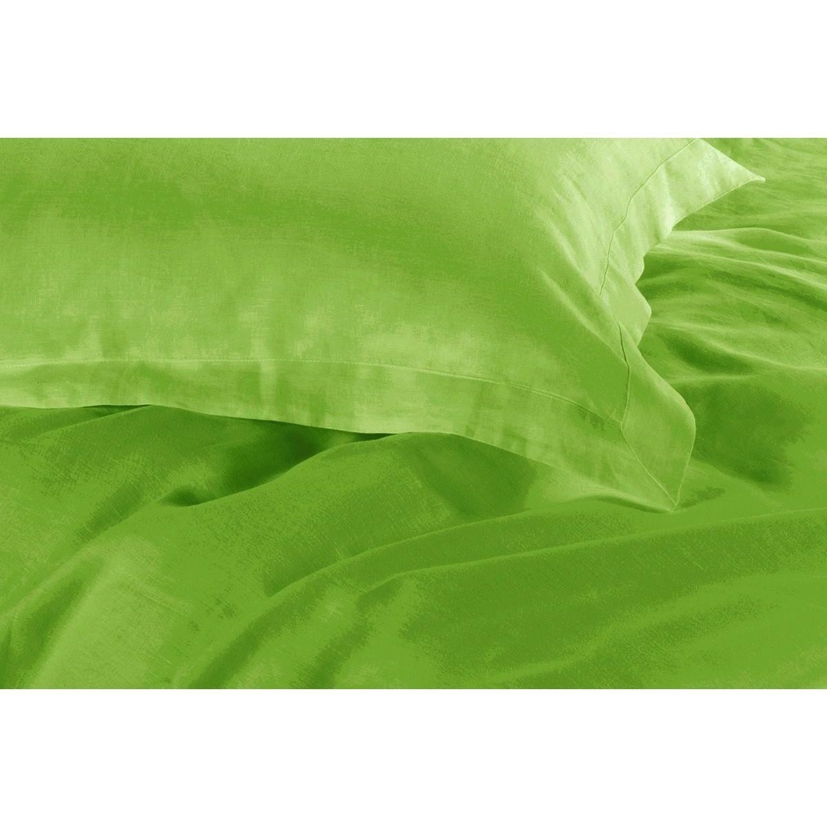 1000TC Tailored Double Size Green Duvet Doona Quilt Cover Set