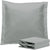 1000TC Premium Ultra Soft European Pillowcases 2-Pack Grey