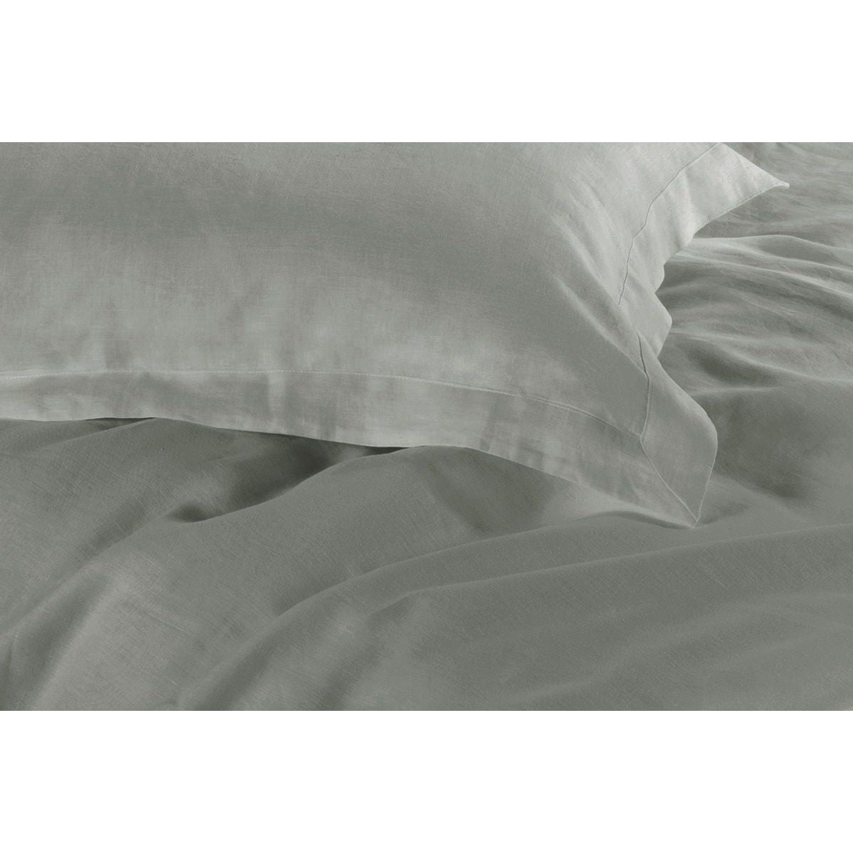 1000TC Tailored King Size Grey Duvet Doona Quilt Cover Set