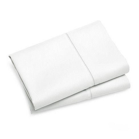 1000TC Premium Ultra Soft King size Pillowcases 2-Pack - White